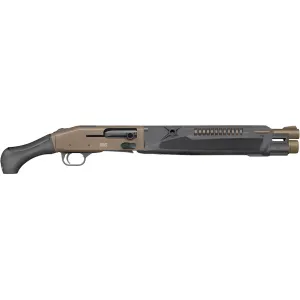 Mossberg 990 AfterShock SPX Semi Automatic 12 Gauge Shotgun 14.75" Flat Dark Earth Barrel Black Bird's Head Stock