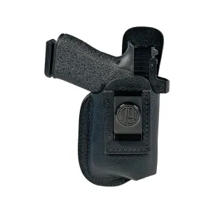 1791 Gunleather Light Bearing Smooth Concealment IWB Holster Right Hand Glock 20, 21, 37, 38, Sig Sauer P320, p320C, P226, P228, P229, P220, Springfield Echelon Leather Black
