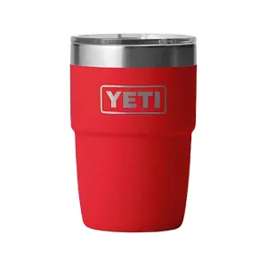 YETI Rambler Stackable Ceramic Lined Cup 8oz Rescue Red