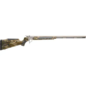 Thompson Center Encore Pro Hunter XT Muzzleloading Rifle 50 cal 28" Fluted Stainless Barrel Stainless Frame Mossy Oak Bottomland Field Stock