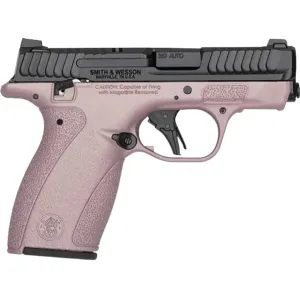 Smith & Wesson Bodyguard 2.0 TS 380 ACP Pistol 2.75" Barrel 12+1 Round Black Slide Champagne Grip Champagne Frame