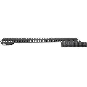 Mesa Tactical Sureshell Shotgun Shell Holder with 18" Optics Rail for Remington 870, TAC-14 6-Round Aluminum