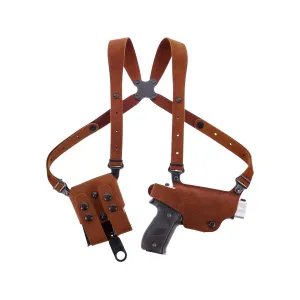 Galco Classic Lite 2.0  Shoulder Holster Right Hand Smith & Wesson Bodyguard 2.0 2.75", 3"  Leather Natural