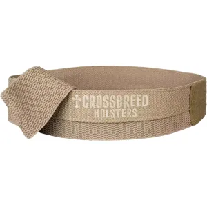 CrossBreed Holsters Liberty Belly Band Holster Ambidextrous CrossBreed Liberty Belly Band Elastic Tan Large Nylon Tan