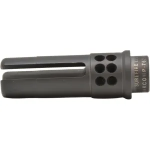 Surefire WarComp Flash Hider 762 SOCOM Suppressor Adapter AK-47 M14x1 LH Steel Matte