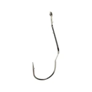 Mustad Super Death 1X Hook #2/0 Black Nickel 10PK