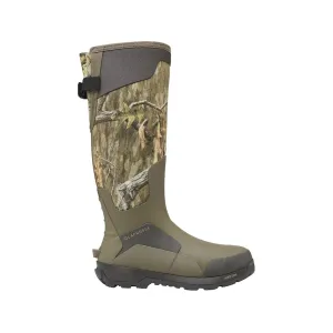 LaCrosse Men's Alphaburly Aero 17" 2000 Gram Insulated Rubber Boots Mossy Oak Country Roots 14 D