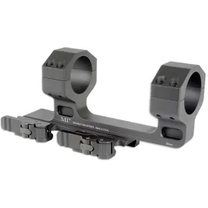 Midwest Industries QD Extended 1-Piece 20 MOA Cantilever Picatinny Scope Mount 30mm Rings Matte Black
