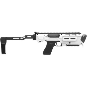 Meta Tactical MX1 Pistol Chassis with Folding Brace for Glock White