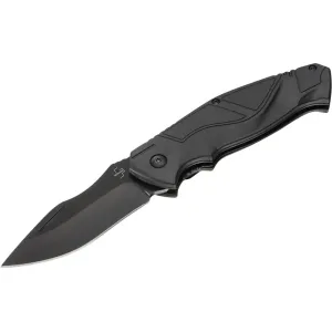 Boker Knives Pro 42 Pocket Knife 3.15" Drop Point D2 Black Blade Synthetic Handle Black