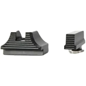 Angry Bear Arms JRO Edition Optic Height Sight Set for Glock MOS 42, 43, 43x, 48 Black/Black
