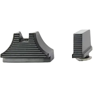 Angry Bear Arms JRO Edition Optic Height Sight Set for Glock 17, 19, 22, 26, 45 Black/Black