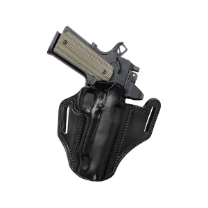 Galco Combat Master 2.0 OWB Holster Right Hand Glock 48, 48 MOS Optics Ready Leather Black
