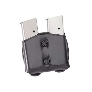 Galco COP Double Stack Polymer Double Magazine Pouch 40 S&W, 9mm Leather Black