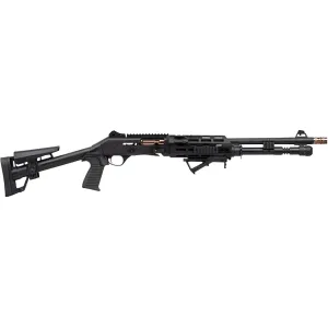 Panzer Arms M4 Pro AI Semi Automatic 12 Gauge Shotgun 18.5" Black Barrel Black Pistol Grip