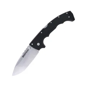 Cold Steel 5 Max Scout Pocket Knife 5" Drop Point AUS-10 Stonewashed Blade GFN Handle Black