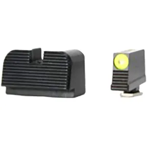 Angry Bear Arms Optic Height Night Sight Set for Glock MOS 17, 19, 22, 26, 45 Tritium/Black