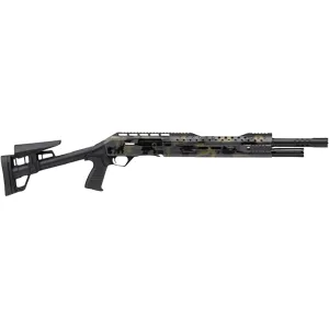 Panzer Arms 240 Tactical Semi Automatic 12 Gauge Shotgun 18.5" Black Multicam Barrel Black Pistol Grip