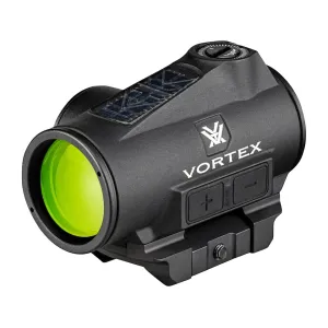 Vortex Optics Crossfire II Solar Red Dot Sight 1x 2 MOA Green Dot with Picatinny Mount Matte Black