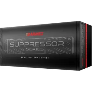 Barnes Suppressor Series 9mm Luger Ammo 147 Grain Sierra Jacketed Hollow Point Box of 20