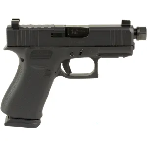 Glock 43X Hush Puppy 9mm Luger Pistol 3.92" Threaded Barrel 15+1 Round Black