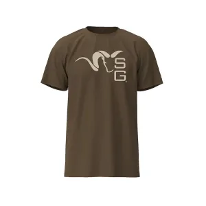 Stone Glacier Men's SG Ram Short Sleeve Crew Neck T Shirt Teak XL