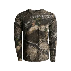 Kings Camo Men's Classic Long Sleeve Crew Neck T Shirt Realtree APX Medium
