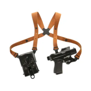 Galco Jackass Rig Shoulder Holster Right Hand 1911 Government Leather Black