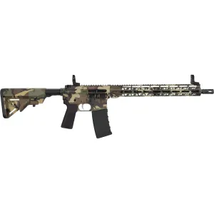 Hi-Point HP-15 Semi Automatic Rifle 5.56x45mm NATO 16" Black Threaded Barrel Woodland Camo Frame Woodland Camo Pistol Grip