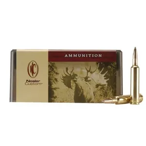 Nosler Custom 257 Weatherby Magnum Ammo 115 Grain Nosler Partition Jacketed Soft Point Box of 20