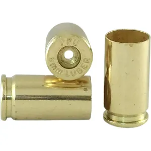 PPU 9mm Luger Brass Bag of 50