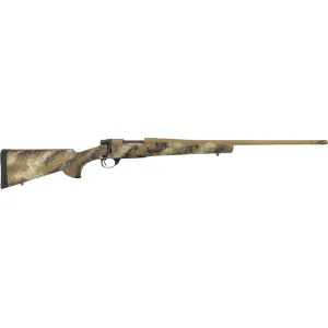 Howa M1500 Fence Line Bolt Action Rifle 6.5 PRC 24" Bronze Threaded Barrel Bronze Frame Scorched Dark Earth Field Stock