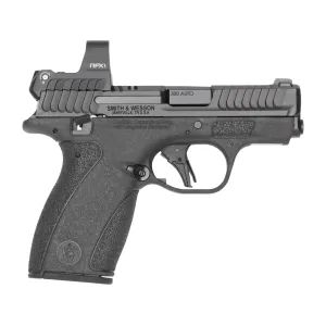 Smith & Wesson Bodyguard 2.0 TS 380 ACP Pistol 2.75" Barrel 10+1 Round Armornite Slide Black Grip Black Frame Viridian RFX1
