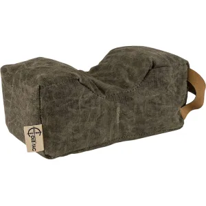 Cole-Tac Revolution Shooting Rest Bag Waxed Canvas CompFill Heavy Fill Green
