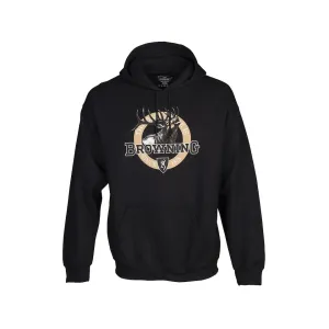 Browning Men's Vintage Emblem Hoodie Black XL