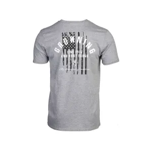 Browning Men's Hunt Tough Short Sleeve Crew Neck T Shirt Heather Gray 2XL