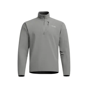 Sitka Gear Men's Alpha Fleece Quarter Zip Shirt Granite Medium
