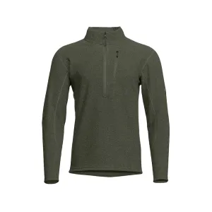 Sitka Gear Men's Snowcrest Quarter Zip Shirt Cypress Green XL