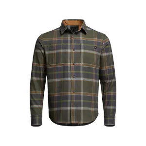 Sitka Gear Men's Ashland Lightweight Flannel Shirt Coyote Cypress Plaid 2XL