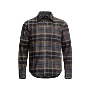 Sitka Gear Men's Ashland Lightweight Flannel Shirt Black Cattail Plaid XL