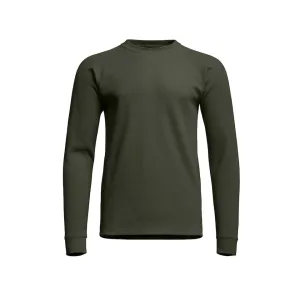 Sitka Gear Men's Waffle Crew Sweatshirt Cypress Green Large