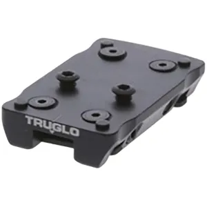 TRUGLO Universal Shotgun Vent Rib Red Dot Mount Docter Pattern Matte Black