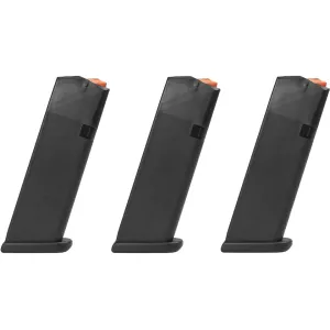 Glock 20, 20SF, 40 Gen 5 Magazine 10mm Auto 15-Round Polymer Black 3PK
