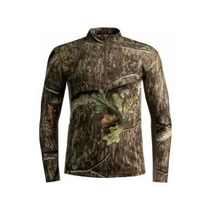 Blocker Outdoors Men's Angatec Performance Quarter Zip Shirt Mossy Oak Country Roots 2XL