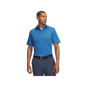 Under Armour Men's Tech Short Sleeve Polo Aegean Blue/Graphite Large