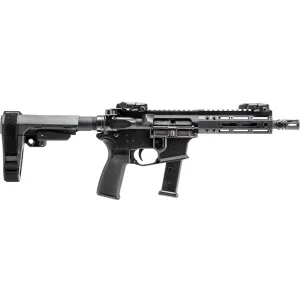 Alpha Foxtrot AFMG-9 9mm Luger Pistol 7.5" Threaded Barrel 20+1 Round Black Pistol Brace