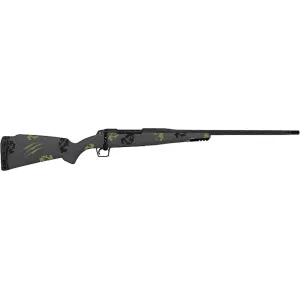 Fierce Firearms Twisted Rogue XP Bolt Action Rifle 25 Creedmoor 22" Fluted Black Threaded Barrel Black Frame Forest Field Stock