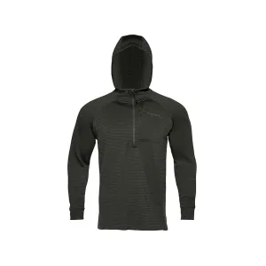 First Lite Men's ThermaGrid Hoodie Dark Moss 2XL