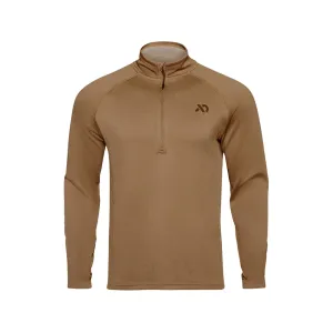 First Lite Men's Approach Quarter Zip Shirt Dry Earth 2XL