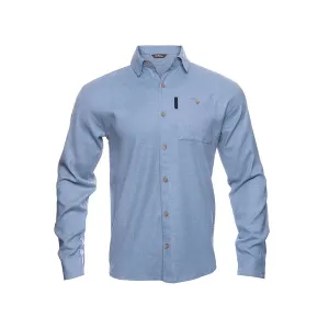 First Lite Men's Horizon Hemp Long Sleeve Shirt Sky Blue XL